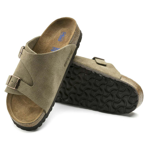 Birkenstock Zurich Suede Sandals Taupe